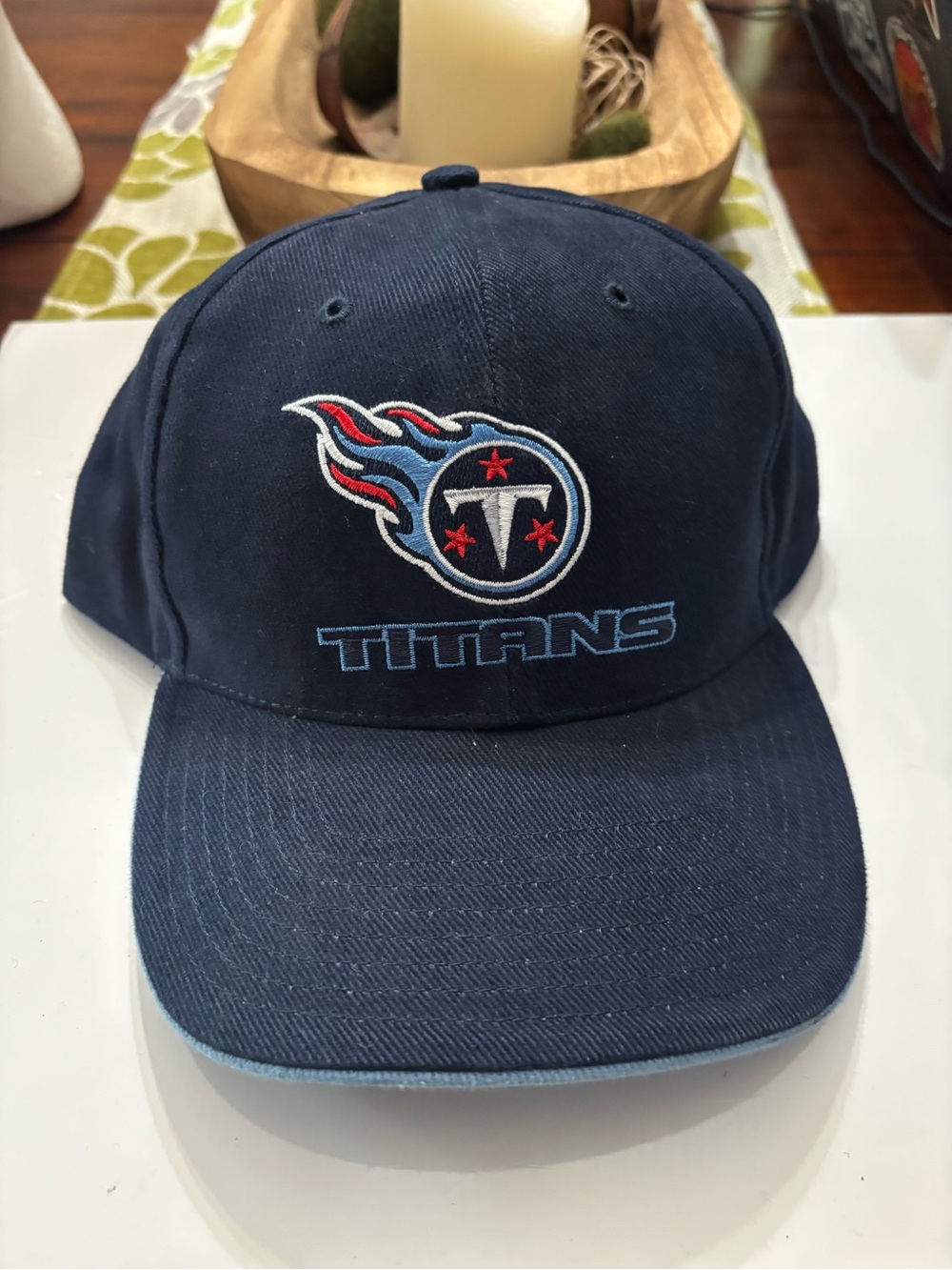 NFL Tennessee Titans Navy and Light Blue cap NWT